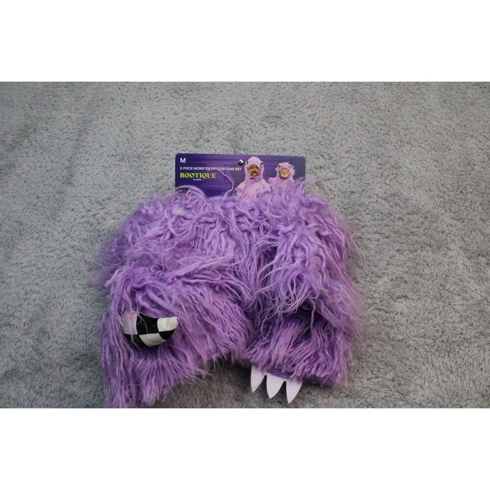 Bootique Monster Pet Dog Costume Size Medium Purple Halloween